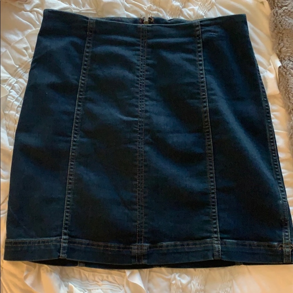 Free People Denim Skirt